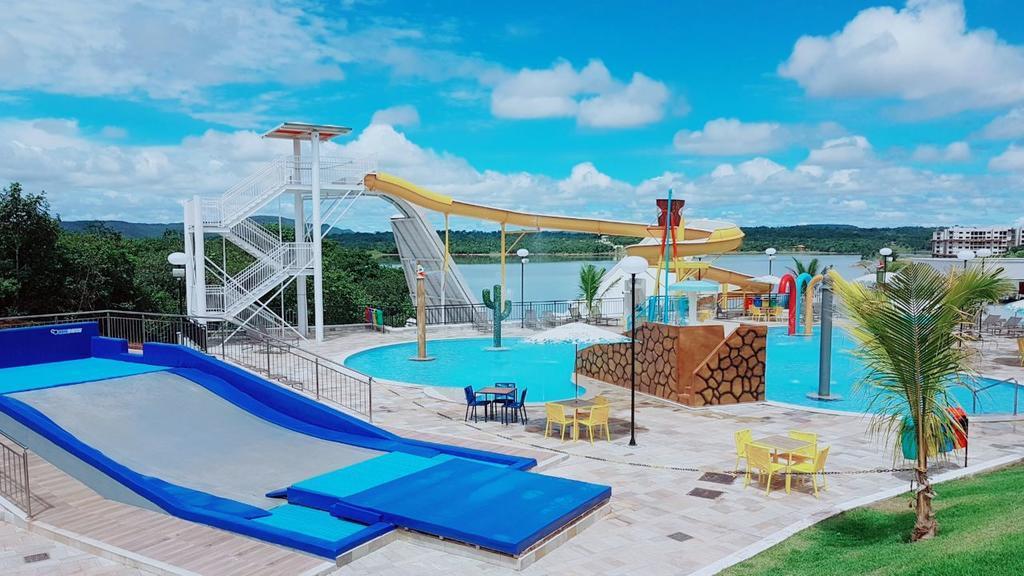 Apto Resort Do Lago Ate 8 Pessoas - Valor Promocional 卡达斯诺瓦斯 外观 照片